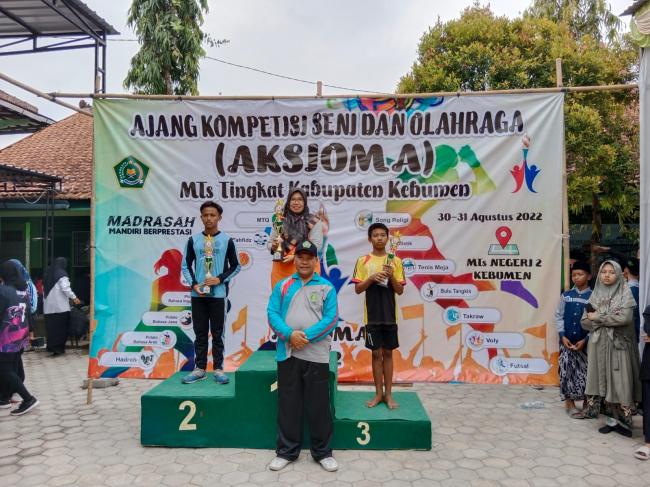 MTsN 7 Kebumen Raih 5  Kejuaraan pada Ajang Aksioma MTs Kabupaten Kebumen